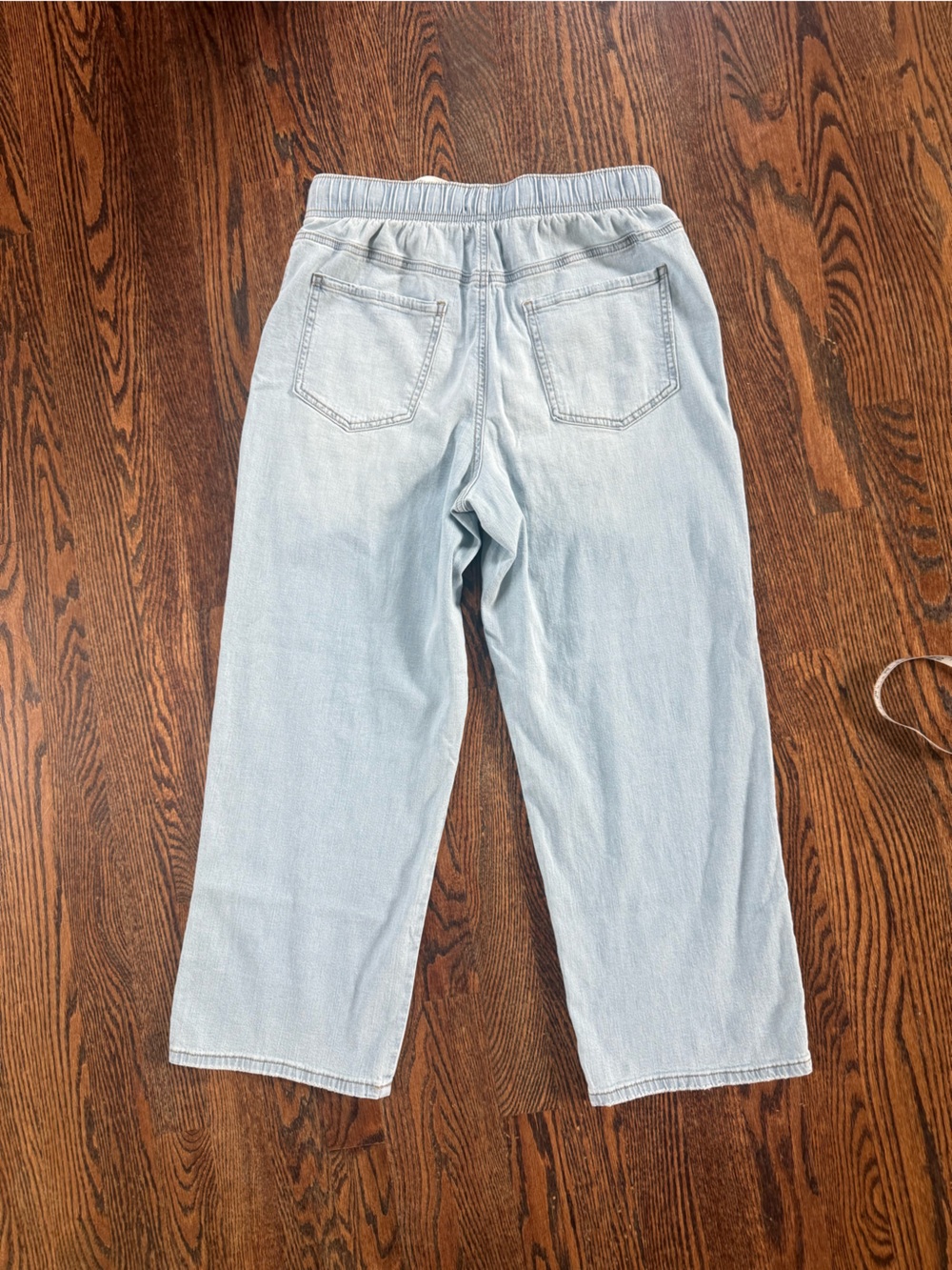 M Jeans by Maurices regular high-rise, crop drawstring jeans size Small - Picture 3 of 4